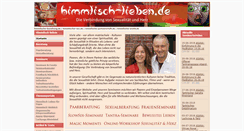 Desktop Screenshot of himmlisch-lieben.de